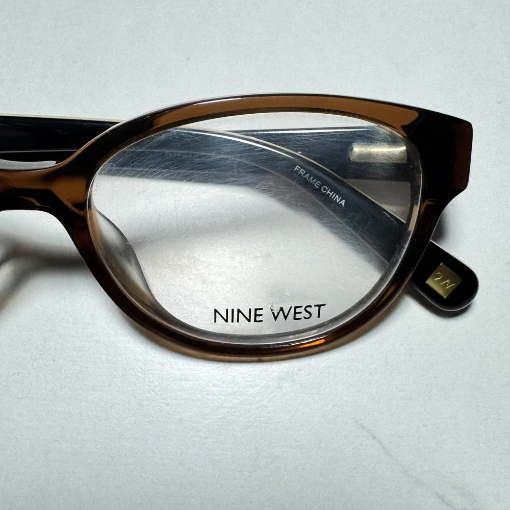Nine West NW5101 Brown Tortoise Cat Eye Eyeglasses Frames 49-16-135